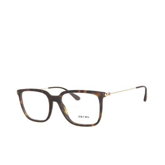 Prada 17T 17 55 HAQ-1O1 Matte Havana Eyeglasses - Picture 1 of 5